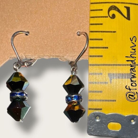 Bundle Sale 3 for $15 | Handmade Artisan Earrings | Swarovski Crystal Design - Picture 8 of 9
